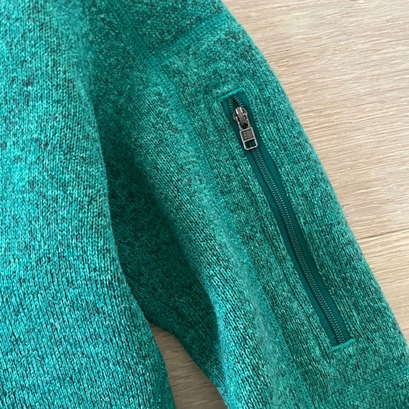 Patagonia better sweater 1/4 zip - green size small - Picture 3 of 8